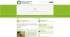 Desktop Screenshot of mundoambiente.eng.br